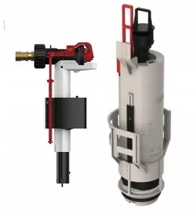 Tece plniaci ventil 9820353 3/8'' + TECE ventil 1'' 9820223